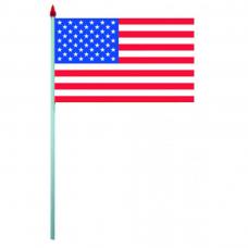 sachet de 10 drapeaux usa plastique