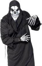 set skull avec cagoule et gants