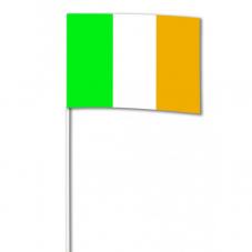 mini drapeaux irlandais en papier