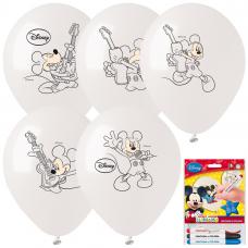 ballons mickey mousse a colorier