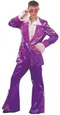 deguisement disco violet pour homme