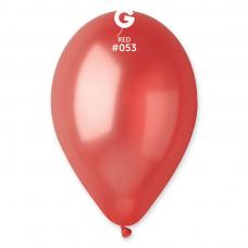 ballons metallises de couleur rouge fonce