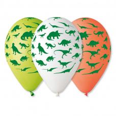 ballons motif dinosaure