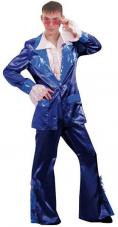 deguisement disco bleu pour homme