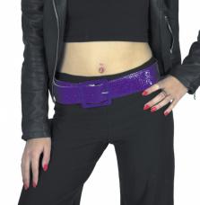 ceinture disco violette