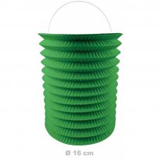 lampion vert cylindrique