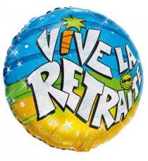 ballon helium vive la retraite