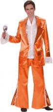 deguisement disco orange pour homme