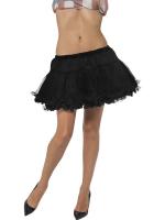 Tutu noir avec bandes satin
