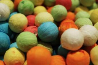 Boules Dancing Multicolores pour Sarbacanes