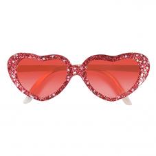 Lunettes coeur rouge saint valentin