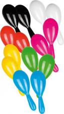 maracas en plastique