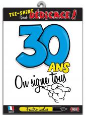 t-shirt special dedicace 30 ans