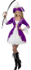 deguisement beaute pirate violette