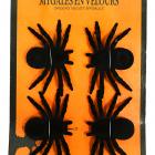 4 mygales velours noires