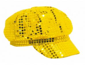 casquette disco or a paillettes