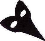 Loup Bal Masque Noir Velours