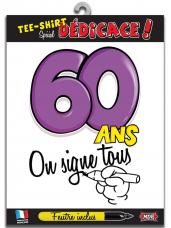 t-shirt special dedicace 60 ans