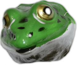 Masque grenouille en plastique