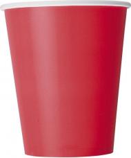 Lot de 25 gobelets carton rouge