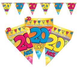 guirlande fanions 20 ans