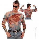 Tee-Shirt Tatouage Tigre Et Dragon Homme