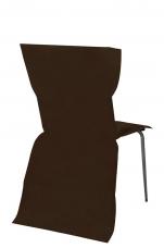 sachet de 6 housses de chaise non tisse chocolat