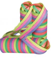 18 serpentins multicolores pas cher