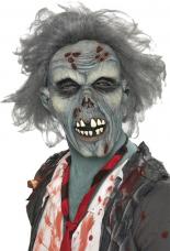 masque zombie cheveux gris