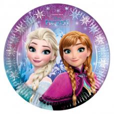 assiettes anniversaire reine des neiges