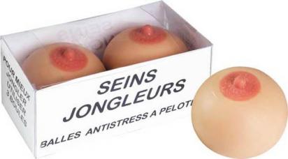 boite de 2 seins jongleurs