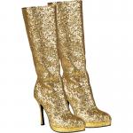 Bottes Paillettes Or