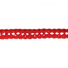 guirlande papier boa rouge