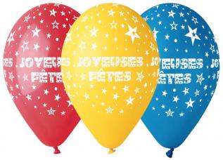 Sachet de Ballons Joyeuses Fêtes