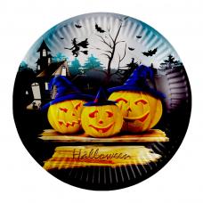 assiettes en carton halloween