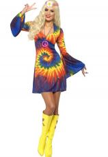 robe tie dye hippie