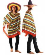 Poncho Mexicain Adulte