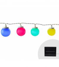 guirlande lumineuse solaire multicolore