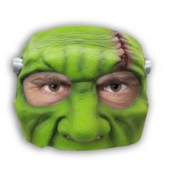 Demi masque monstre vert