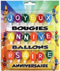 bougies joyeux anniversaire