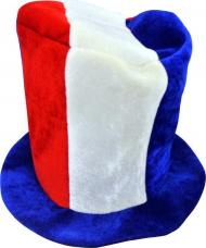 chapeau haut de forme tricolore