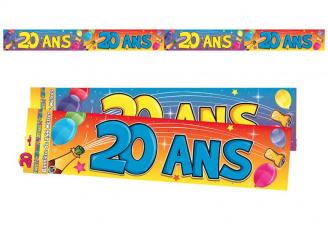 guirlande banniere 20 ans