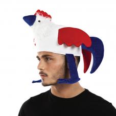 chapeau poulet tricolore