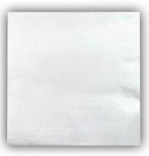serviettes blanches 20 x 20 cm