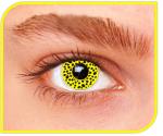 Lentilles Fantaisie Yellow Cheetah