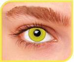 Lentilles Fantaisie Yellow Hypno