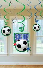 decorations serpentins football