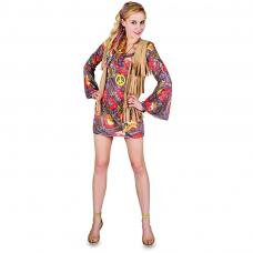 costume hippie marron femme