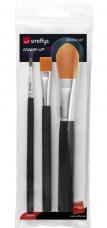 set de 3 pinceaux a maquillage