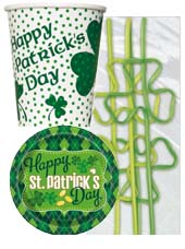 Vaisselles jetables Saint Patrick